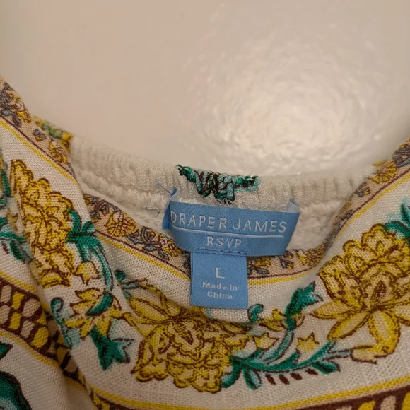 Draper James Blue Sundress with Flutter Cap Sleeves - Picture 6 of 10